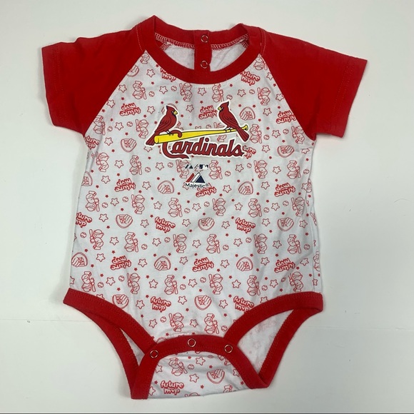 Majestic Other - St. Louis Cardinals One Piece 6-9M